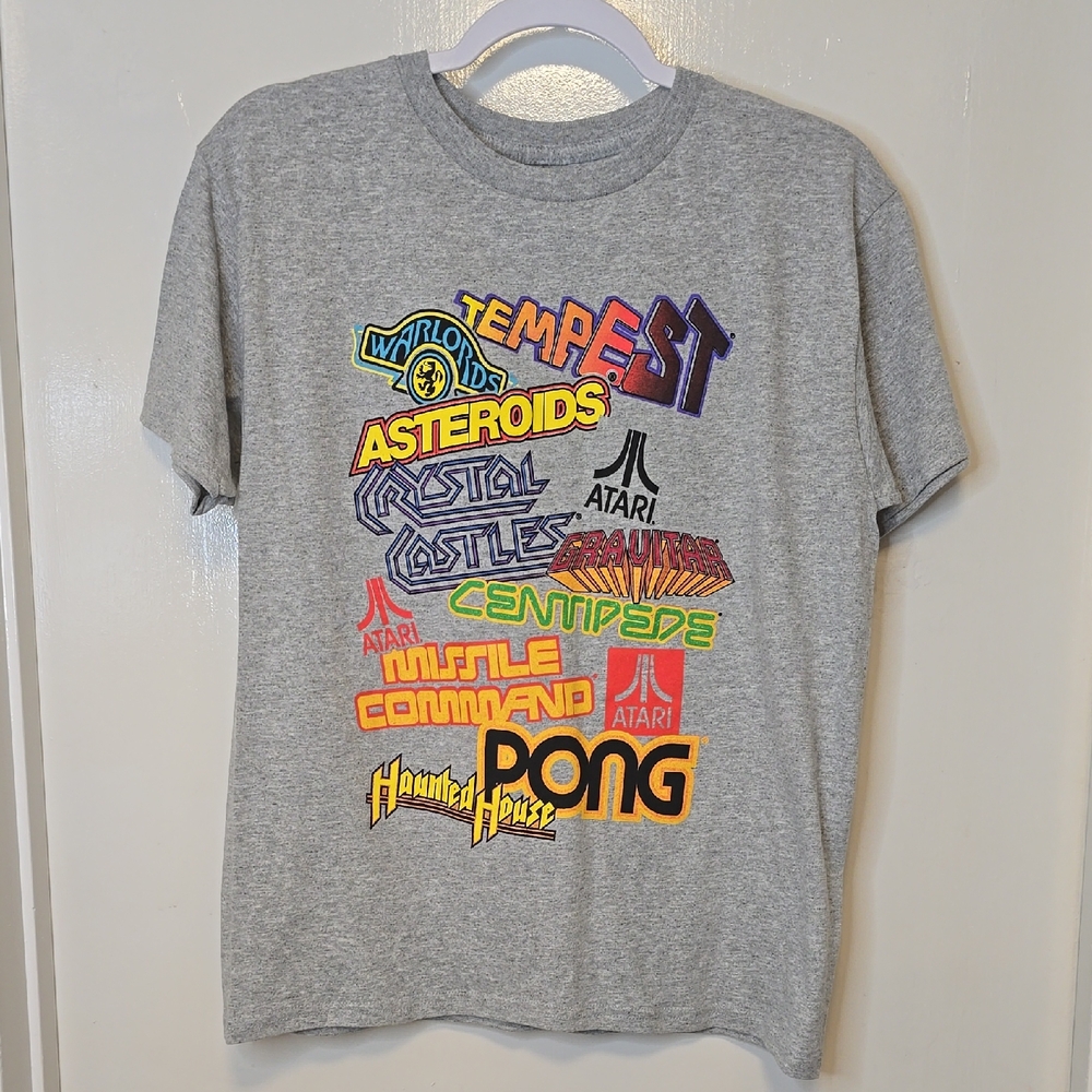🦋3/$25 Gray Atari Graphic T-Shirt